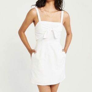 Abercrombie & Fitch White Mini Summer Dress